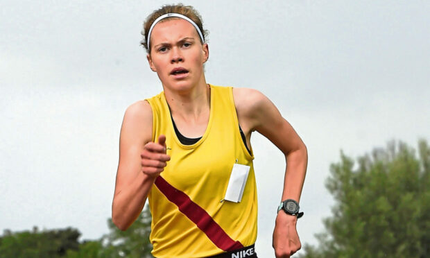 Megan Keith, of Inverness Harriers.
Image: Kenny Elrick/DC Thomson.