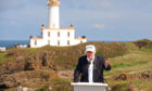 Donald Trump at his Trump Turnberry golf course in South Ayrshire.