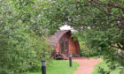 Andrew Hall used trees to create a scenic area for his glamping pods.
