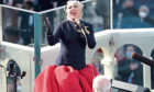 ON SONG: Lady Gaga’s inauguration outfit was bonny, but she must have had a hell of a job getting on to her bus home.