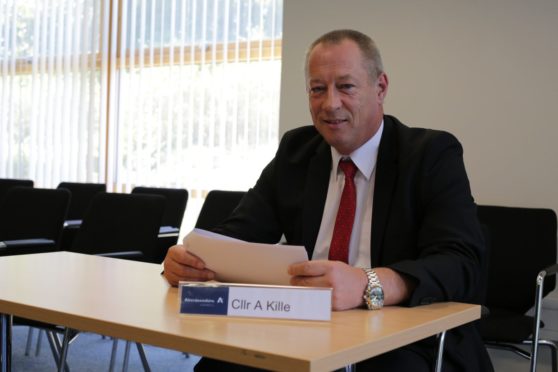 Andy Kille, leader of Aberdeenshire Council.