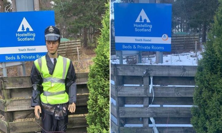 Witnesses spotted 'kidnapped' police mannequin Alan being put into beige car - Vimarsana News