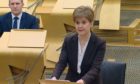 First Minister Nicola Sturgeon said extra money would be issued the hospitality trade this month to help its recovery.