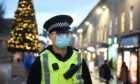 Police responded to more than 80 reports of Covid rule breaches in Aberdeen on Hogmanay.