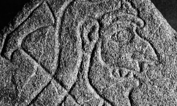 The Rhynie Man standing stone