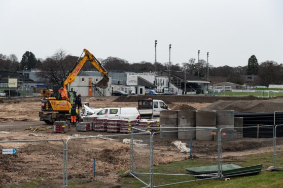 Elgin Community Sports Trust were among the beneficiaries of National Lottery funding. The trust is currently developing a new artificial sports pitch.
Picture by Jason Hedges.