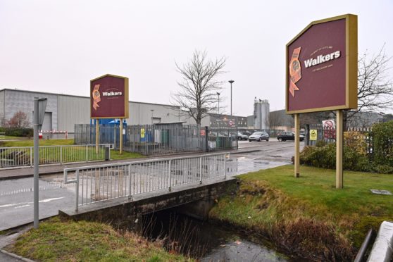 Walkers Shortbread factory in Elgin.