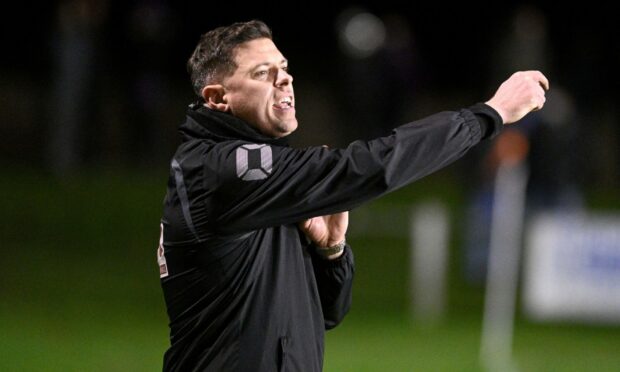 Buckie Thistle boss Graeme Stewart. Picture by Jason Hedges.