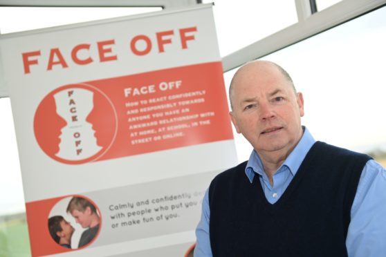 Mike Healy founder of Face Off, a unique system to help children deal with bullying.