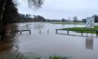 The Turriff showground was affected by flooding last week.
