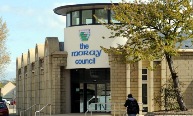 Moray Council's Elgin headquarters.