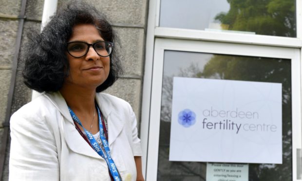 Professor Abha Maheshwari is the director of Aberdeen Fertility Centre. Picture by Kami Thomson