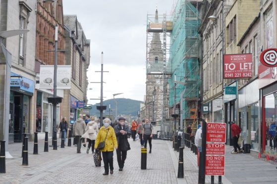 Inverness High Street is in line for a spruce up. Sandy McCook