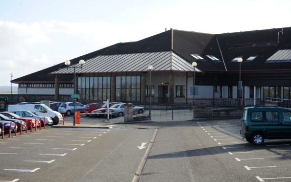 Temporary visiting restrictions have been imposed at Western Isles Hospital. Image: Sandy McCook/DC Thomson