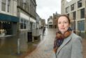 Councillor Nicola Sinclair in Wick where work is to start on Spaces for People