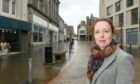 Councillor Nicola Sinclair in Wick where work is to start on Spaces for People
