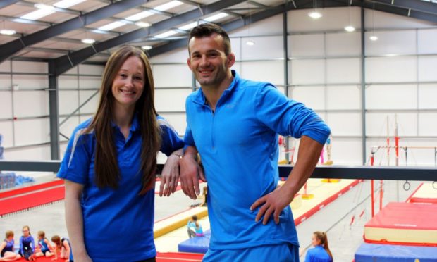 Laura and Vio Etko at the opening of their Oldmeldrum facility in 2016.