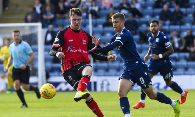 New Peterhead signing Andrew McDonald, left, in action for former club Elgin