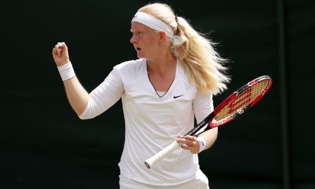 Francesca Jones qualified for the main draw of a grand slam for the first time after beating Lu Jia-jing in the final round of qualifying for the Australian Open.