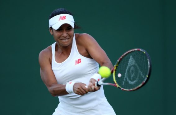 Britain's Heather Watson is among the players forced to remain in their hotel rooms for 14 days.