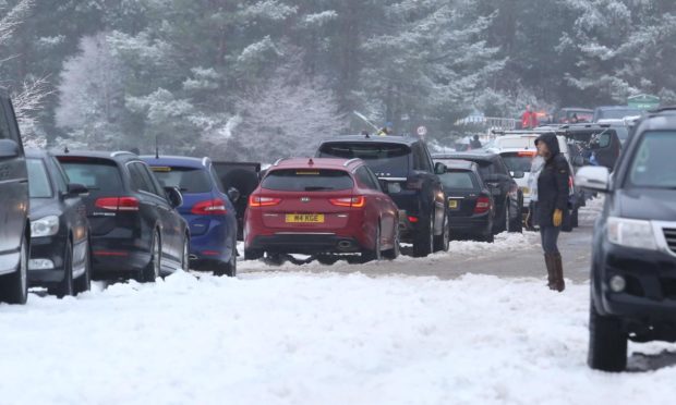 Vehicles at Glenmore.