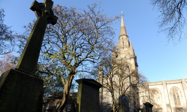 The Kirk of St Nicholas, also known as the Mither Kirk, Union Street, Aberdeen.