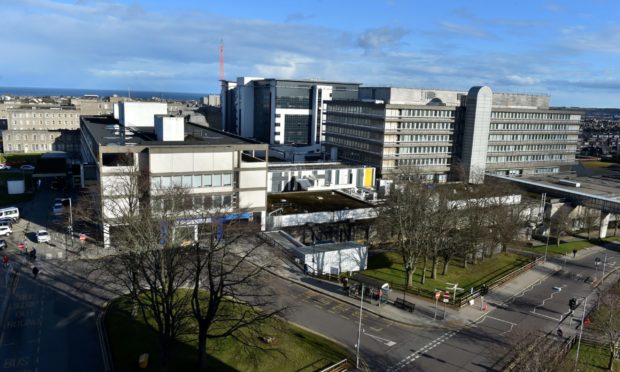 Aberdeen Royal Infirmary's emergency department is described as being 'extremely busy'. Picture by Kenny Elrick