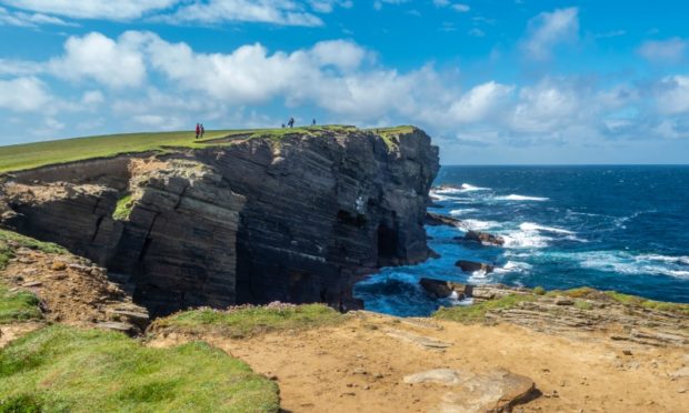 Orkney coastline.