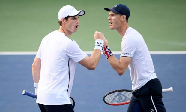 Andy, left, and Jamie Murray in 2019.