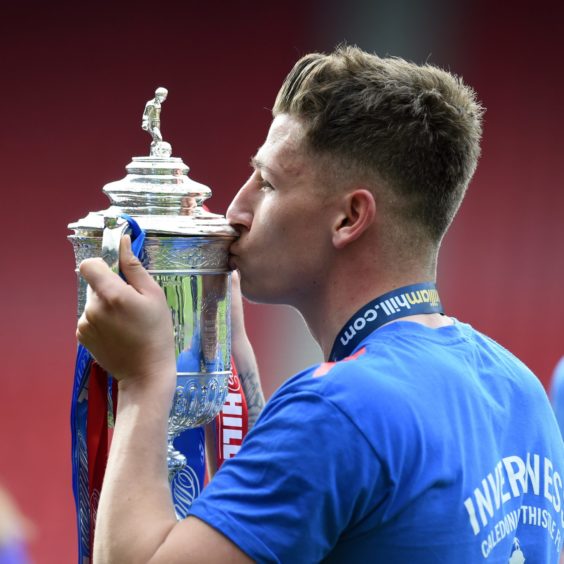 Josh Meekings was a Scottish Cup winner with Caley Thistle.