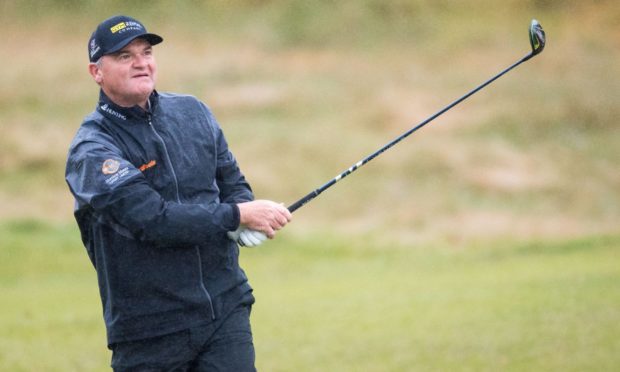 Paul Lawrie in action during the 2020 Aberdeen Standard Investments  Scottish Open  at the Renaissance Club.