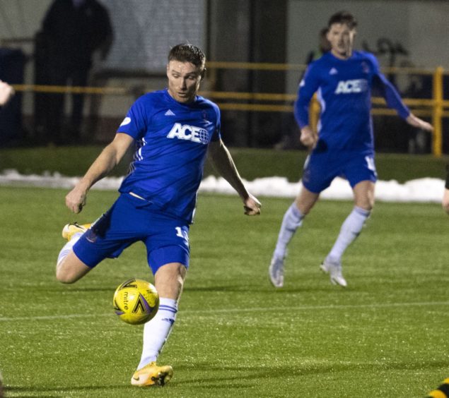 Cove Rangers striker Rory McAllister