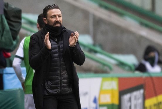 Dons boss Derek McInnes.