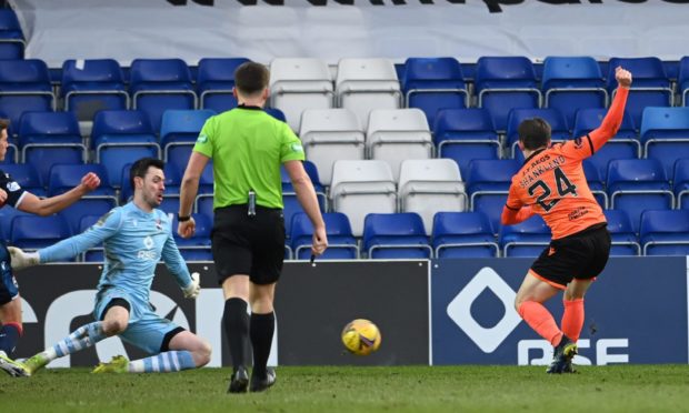 Lawrence Shankland nets for Dundee United.