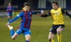 Daniel MacKay in action for Inverness against Queen of the South.