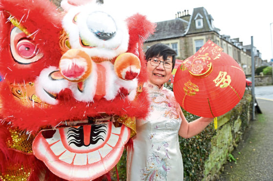 Monica Lee-Macpherson , chairperson of the Scottish Highlands and Islands and Moray Chinese Association. Picture by Sandy McCook