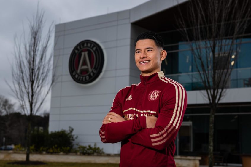 Ronald Hernandez, the Aberdeen FC player, is at Atlanta United on loan.