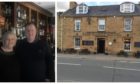 Owners Eric and Suzanne De Venny and Eagle Hotel in Dornoch.