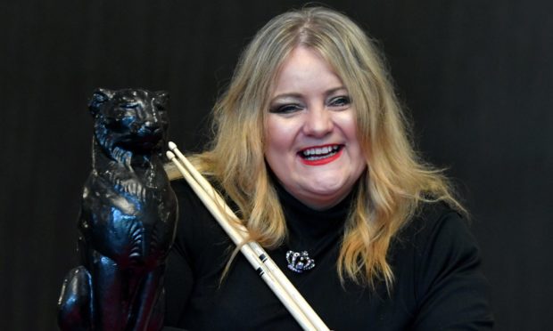 Drummer Mairi Newberry has released music as Devanha - a nod to her north-east roots and love of the Kelly's Cats leopard statues in Aberdeen.