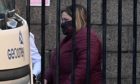 Louise Myles pictured leaving Aberdeen Sheriff Court.
