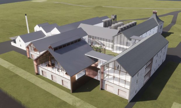 Artist's impression of the new distillery planned for Islay