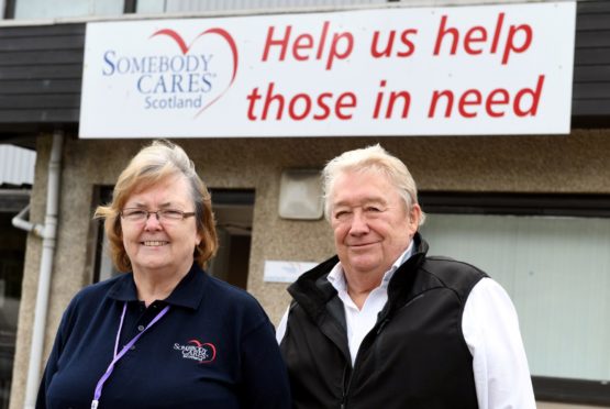 Aberdeen charity Somebody Cares founders Brian and Jenny Taylor