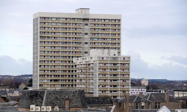 Virginia Court and Marischal Court, Aberdeen. Two high rises now given A-listing by HES.