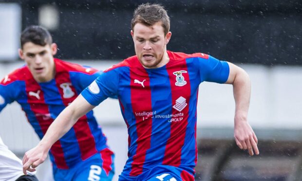 Scott Allardice has held down his place in the Caley Thistle midfield.