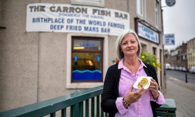 Lorraine Watson, owner of The Carron Fish Bar.