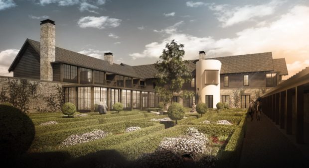 Artist's impression of the £30million five-star 'Lucullan' hotel at Inchmarlo near Banchory.