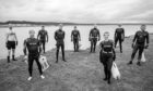 Members of the Moray Firth Triathlon Club at Burghead
