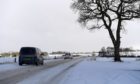 Snowy weather hits the North East. A937 Aberdeenshire. CR0026584
08/02/21
Picture by KATH FLANNERY