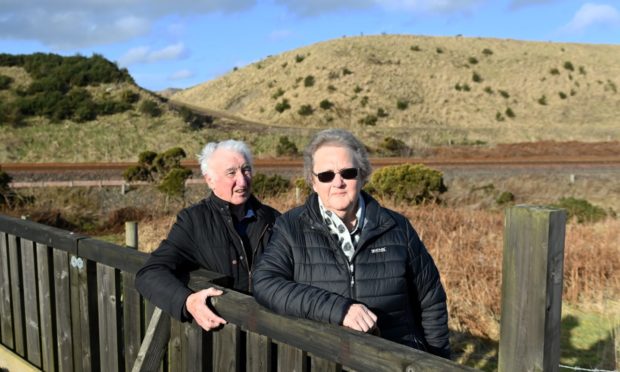 Neighbours of the quarry, Mabel and Jimmy Stewart