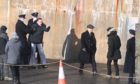 Cillian Murphy filming Peaky Blinders in Portsoy